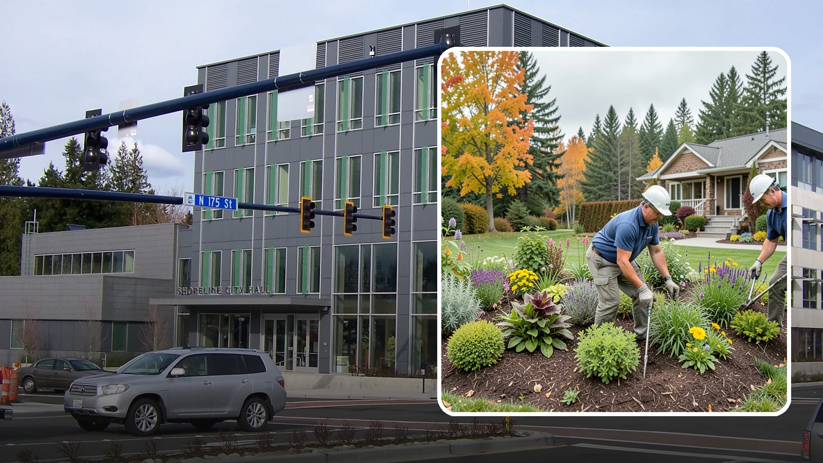 Perennial Planting in Shoreline, King County, WA - Long-lived perennials that return and fill in year after year for lasting, low-cost color.