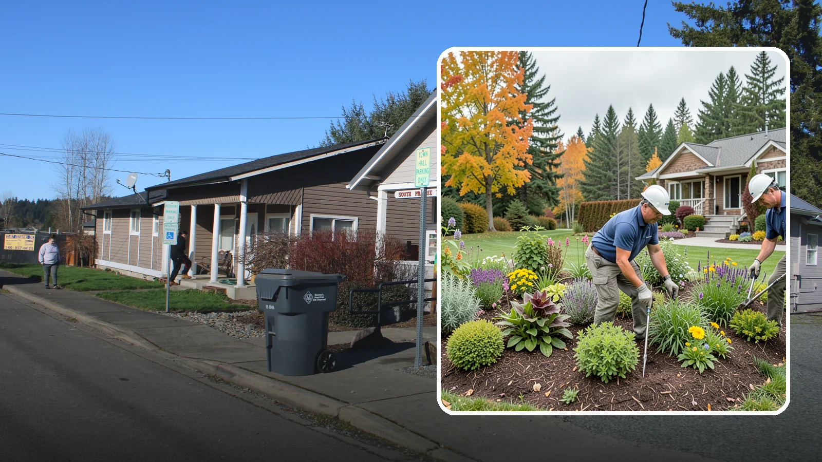 Perennial Planting in South Prairie, Pierce County, WA - Long-lived perennials that return and fill in year after year for lasting, low-cost color.