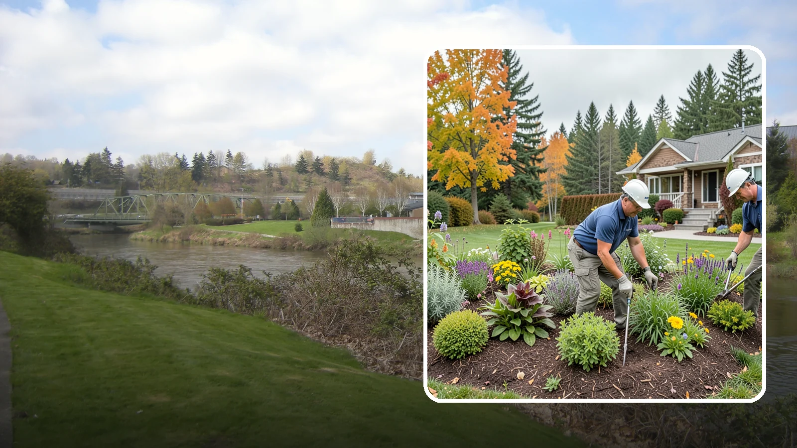 Perennial Planting in Tukwila, King County, WA - Long-lived perennials that return and fill in year after year for lasting, low-cost color.