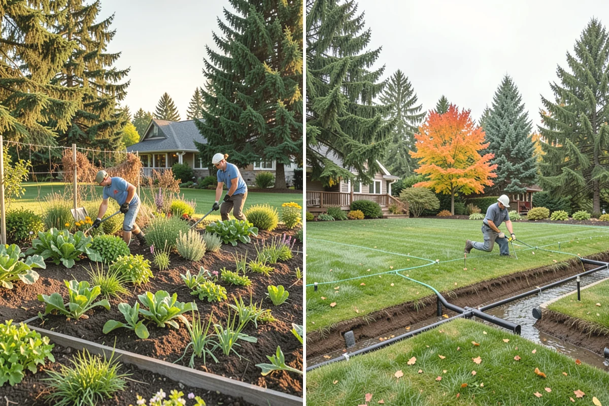 Perennial Planting in Tukwila, King County, WA - Select perennials for the site and bloom sequence