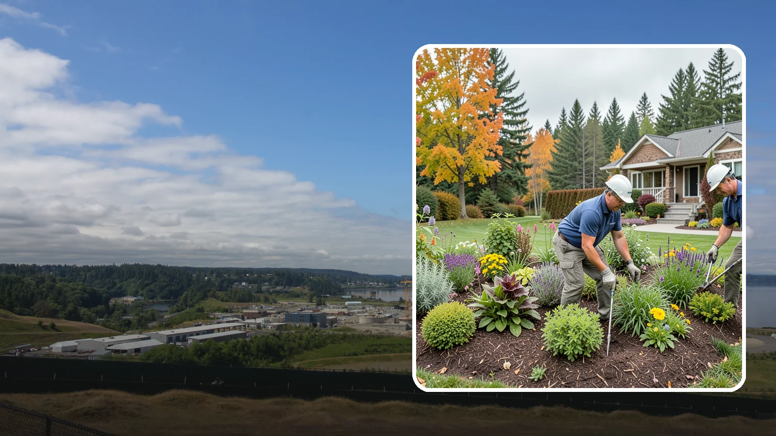 Perennial Planting in University Place, Pierce County, WA - Long-lived perennials that return and fill in year after year for lasting, low-cost color.