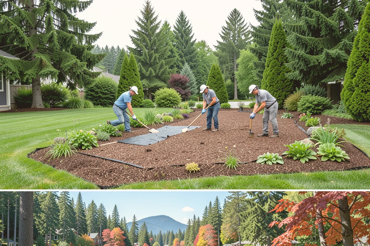 Pergola Installation in Covington, King County, WA - Best built spring through fall.