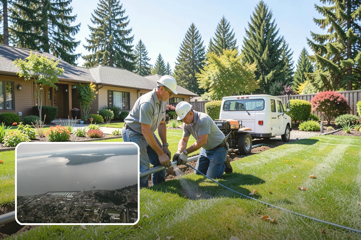 Pergola Installation in Des Moines, King County, WA - Defines the outdoor space