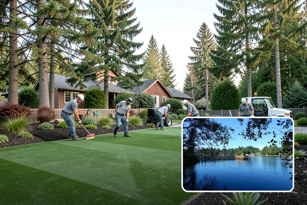 Pergola Installation in Federal Way, King County, WA - Defines the outdoor space