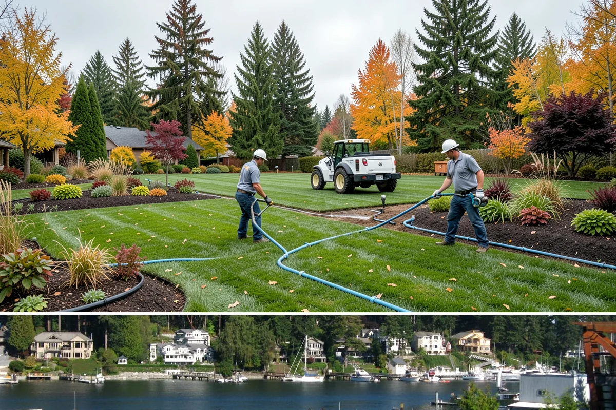 Pergola Installation in Gig Harbor, Pierce County, WA - Best built spring through fall.
