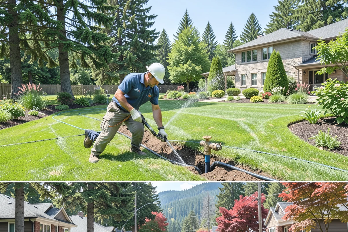 Pergola Installation in Hunts Point, King County, WA - Best built spring through fall.