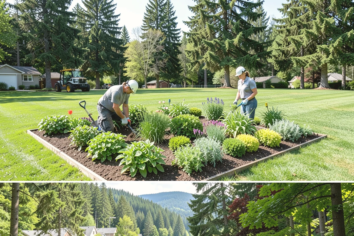 Pergola Installation in Lake Forest Park, King County, WA - Best built spring through fall.