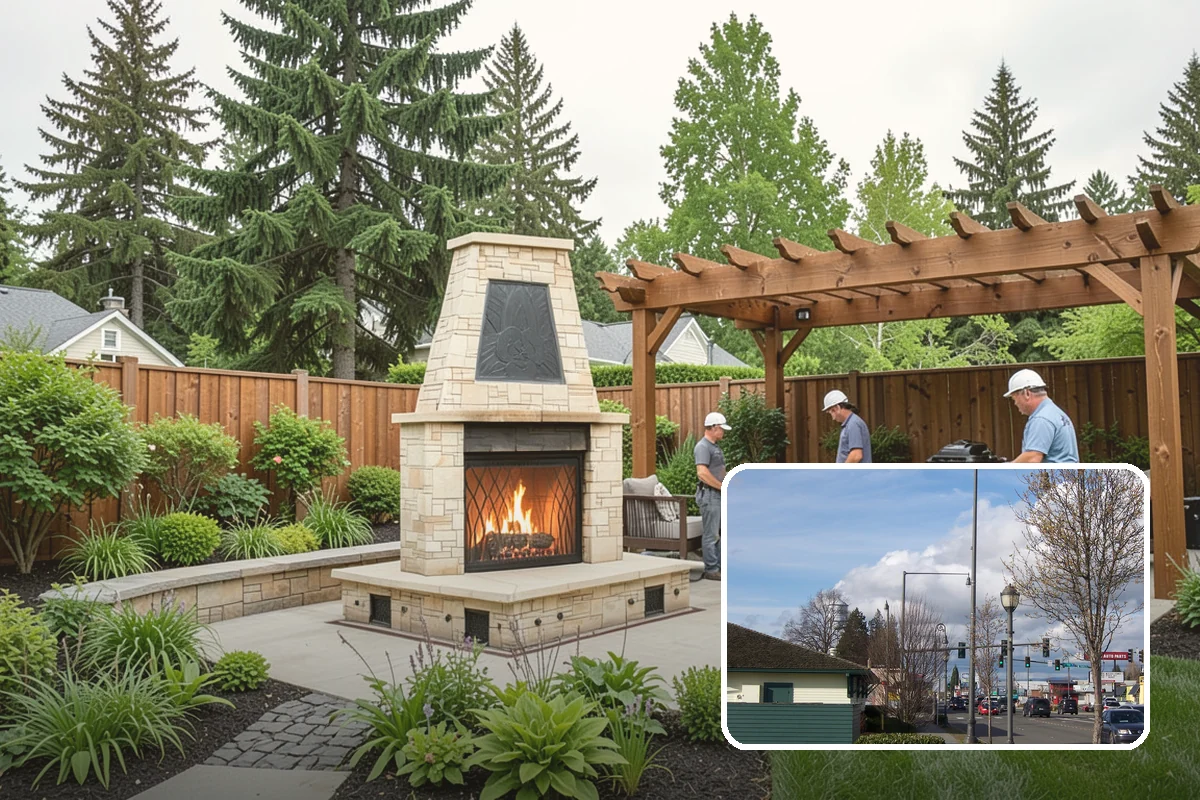 Pergola Installation in Marysville, Snohomish County, WA - Defines the outdoor space