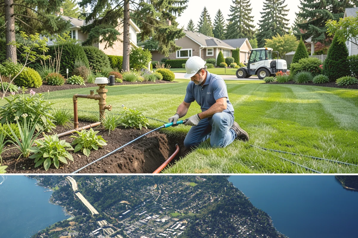 Pergola Installation in Mercer Island, King County, WA - Best built spring through fall.