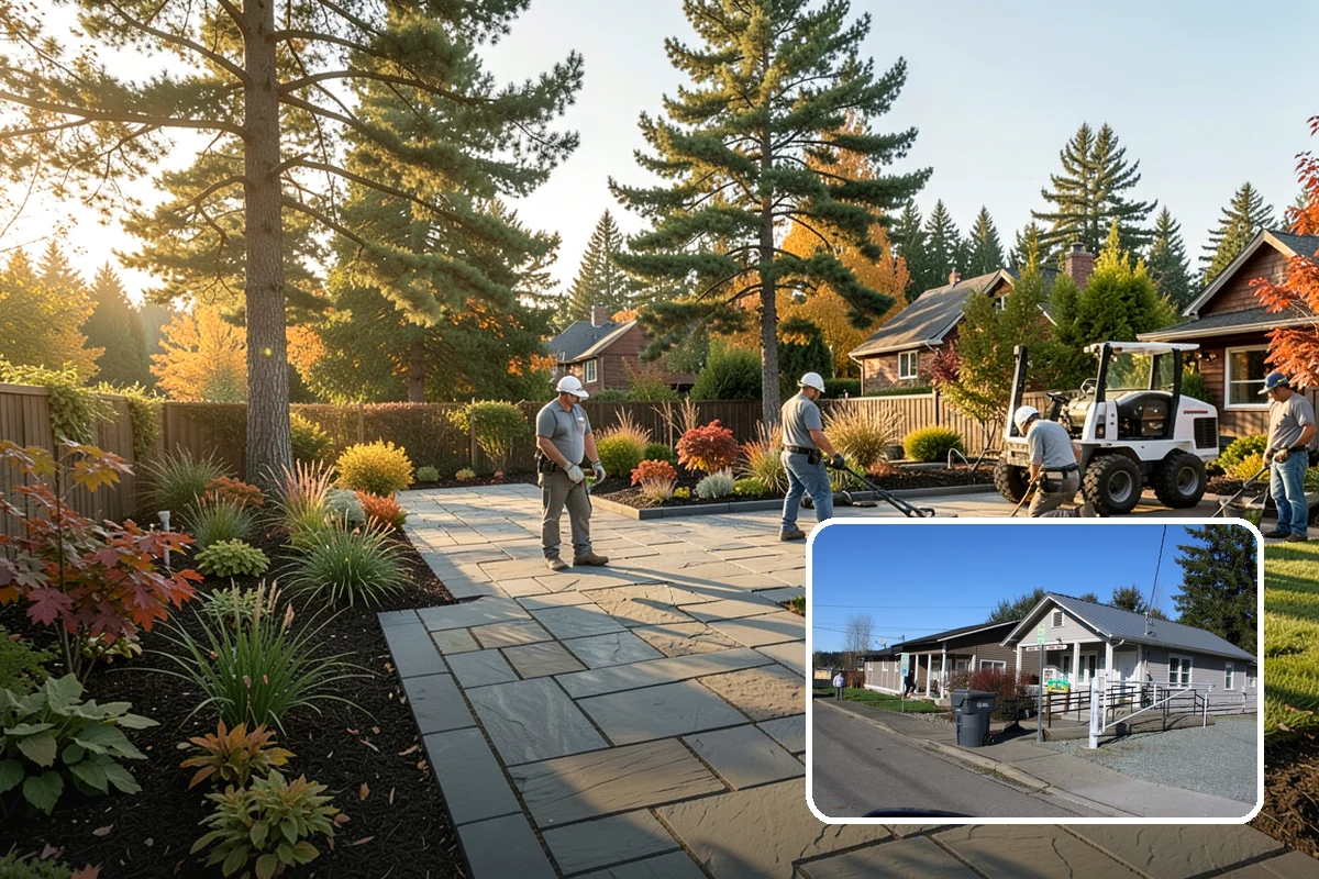 Pergola Installation in South Prairie, Pierce County, WA - Defines the outdoor space