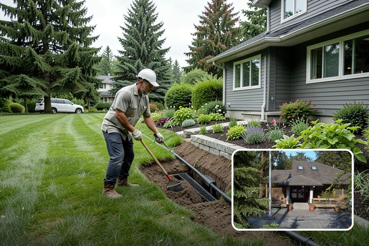 Pergola Installation in Yarrow Point, King County, WA - Defines the outdoor space