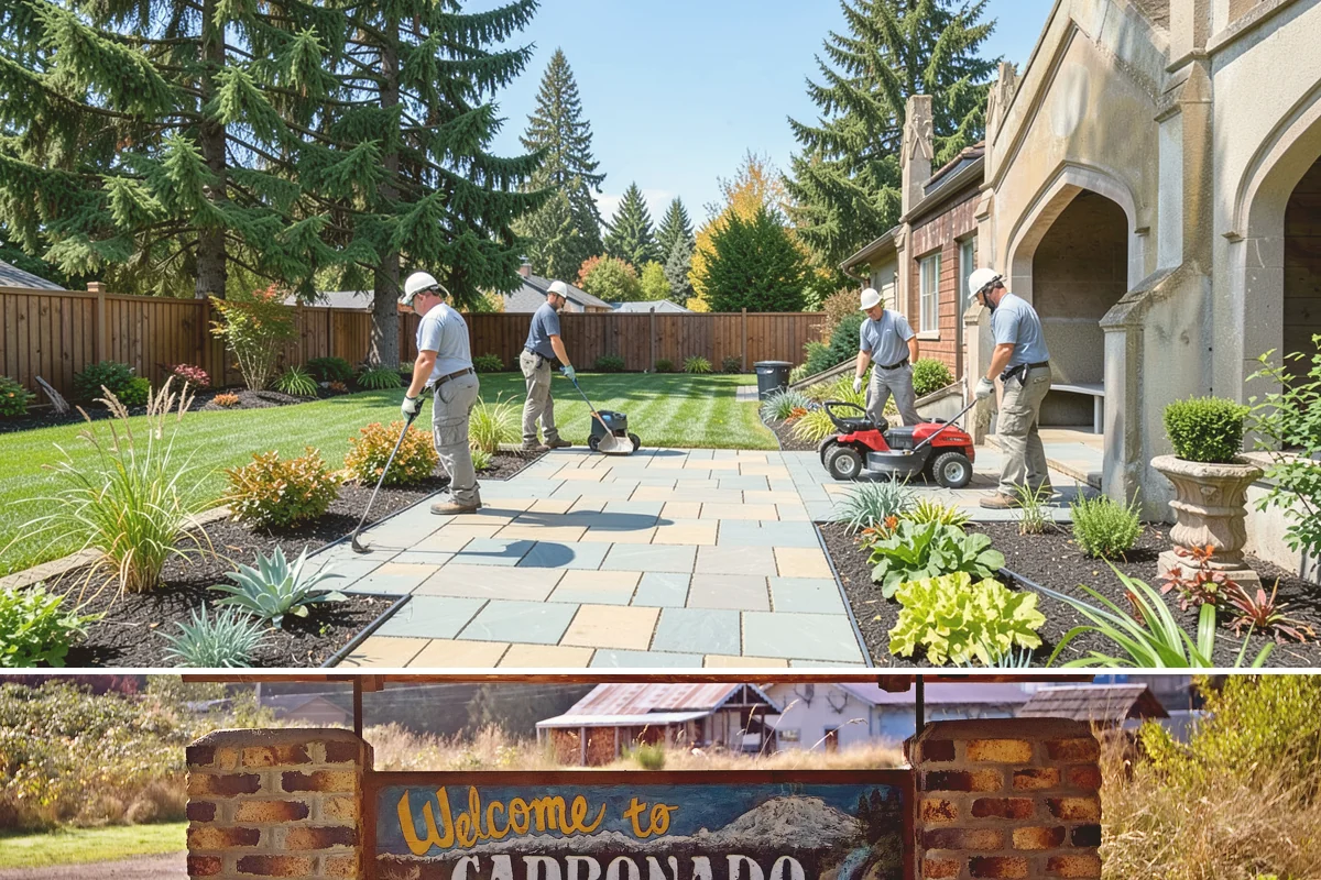 Permeable Paver Installation in Carbonado, Pierce County, WA - Excellent for our rainy climate and best built in the dry season when deep open-graded excavation stays workable.