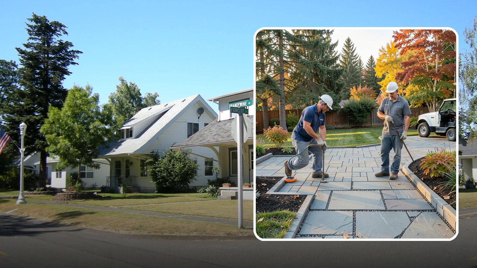 Permeable Paver Installation in DuPont, Pierce County, WA - Permeable pavers with open-graded joints that let stormwater infiltrate on site, meeting Puget Sound drainage codes while...