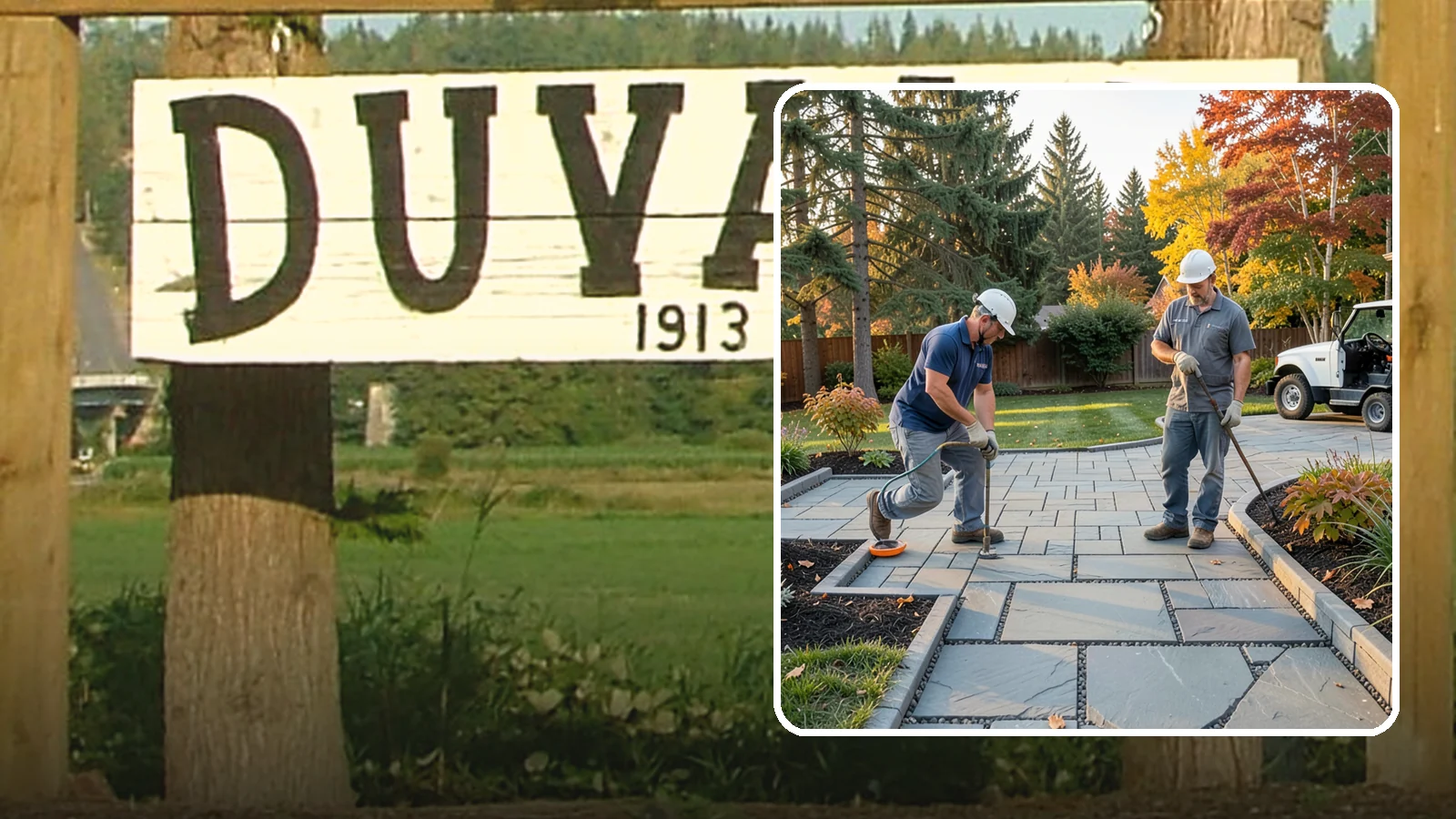 Permeable Paver Installation in Duvall, King County, WA - Permeable pavers with open-graded joints that let stormwater infiltrate on site, meeting Puget Sound drainage codes while...