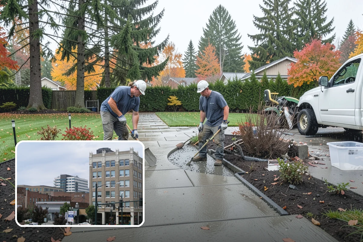 Permeable Paver Installation in Everett, Snohomish County, WA - Infiltrates stormwater and reduces surface runoff