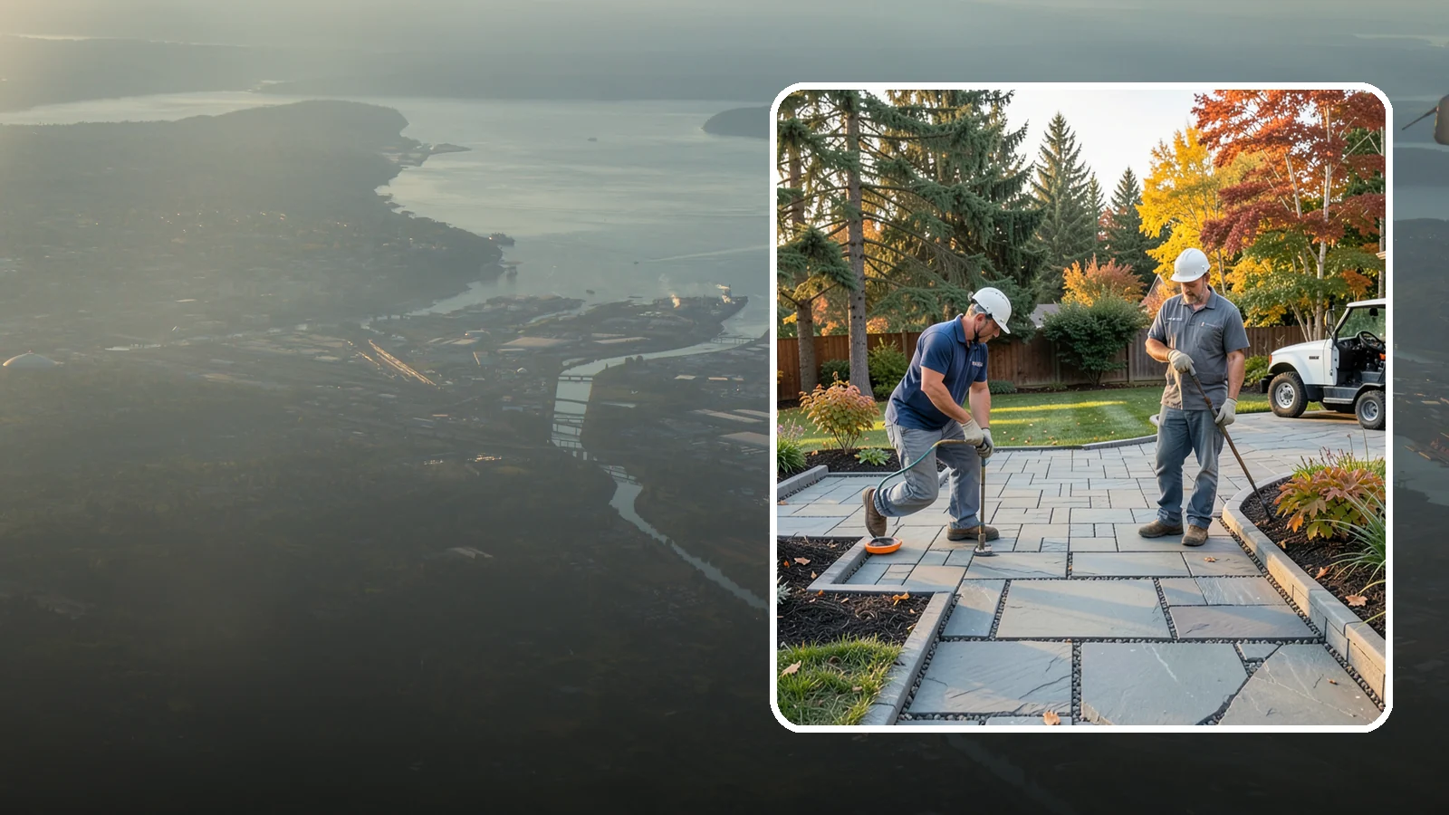 Permeable Paver Installation in Fife, Pierce County, WA - Permeable pavers with open-graded joints that let stormwater infiltrate on site, meeting Puget Sound drainage codes while...