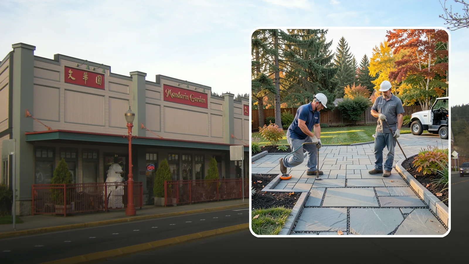 Permeable Paver Installation in Issaquah, King County, WA - Permeable pavers with open-graded joints that let stormwater infiltrate on site, meeting Puget Sound drainage codes while...