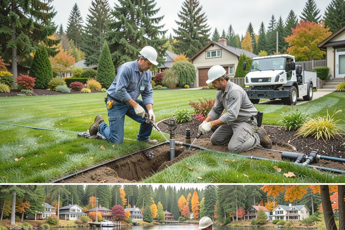 Permeable Paver Installation in La Conner, Skagit County, WA - Excellent for our rainy climate and best built in the dry season when deep open-graded excavation stays workable.
