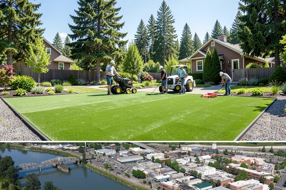 Permeable Paver Installation in Mount Vernon, Skagit County, WA - Excellent for our rainy climate and best built in the dry season when deep open-graded excavation stays workable.