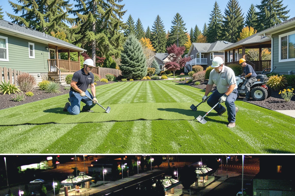 Pet Turf Installation in Auburn, King County, WA - Can be installed year-round.
