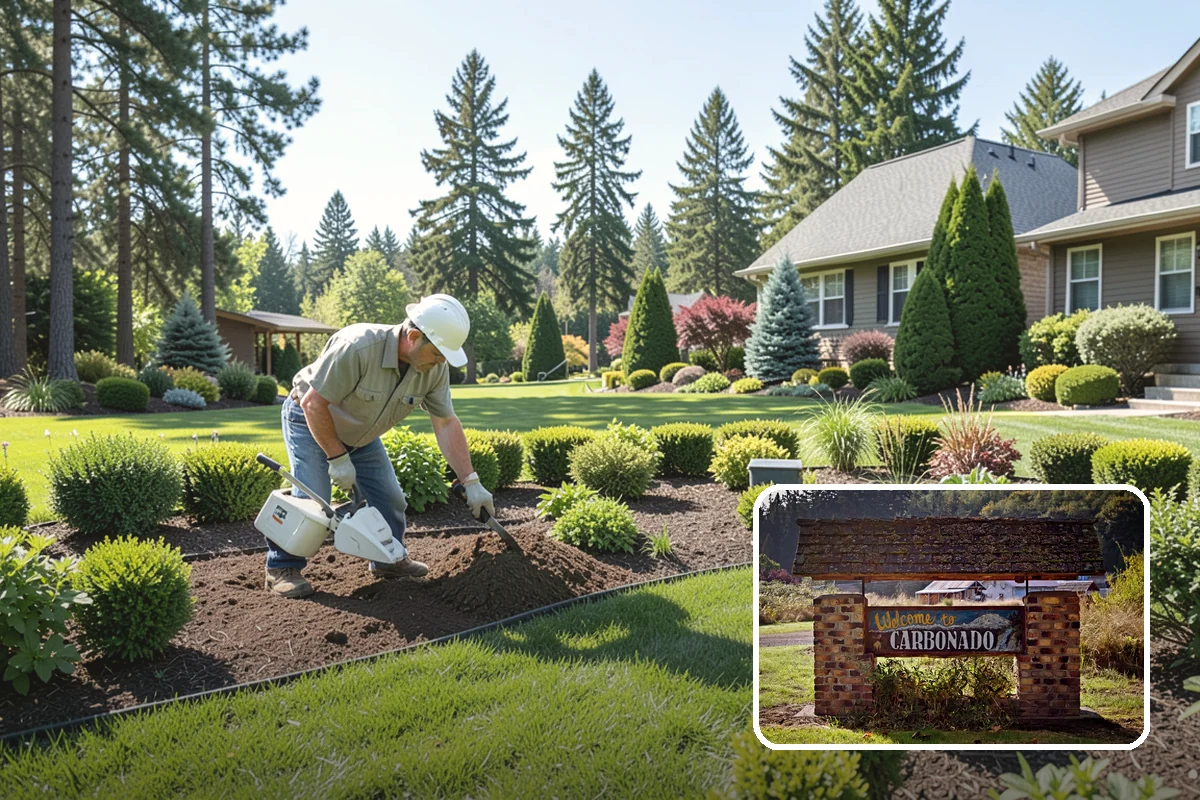 Pet Turf Installation in Carbonado, Pierce County, WA - Mud-free area for dogs year-round