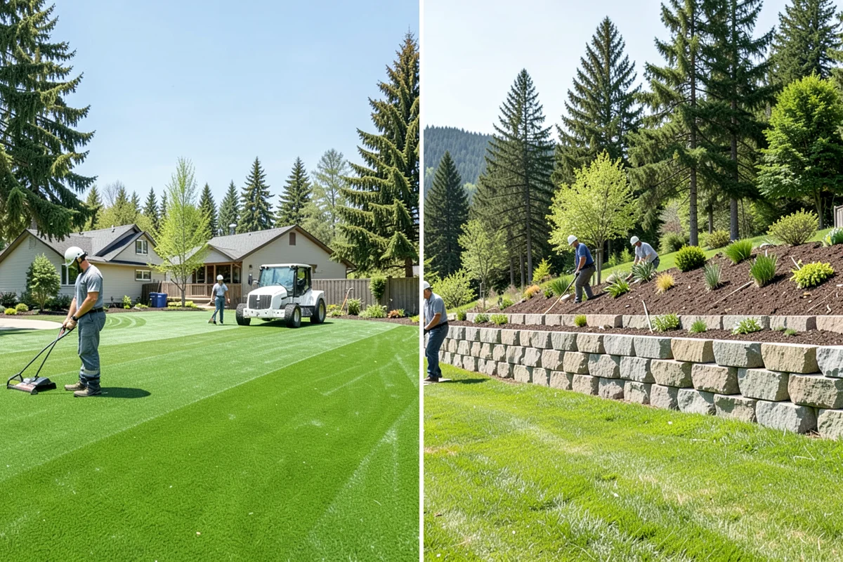 Pet Turf Installation in Kenmore, King County, WA - Remove the old surface and excavate