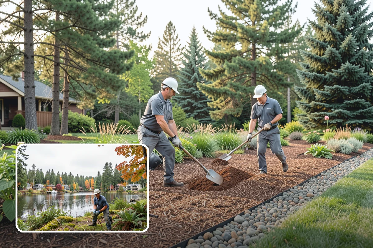 Pet Turf Installation in La Conner, Skagit County, WA - Mud-free area for dogs year-round