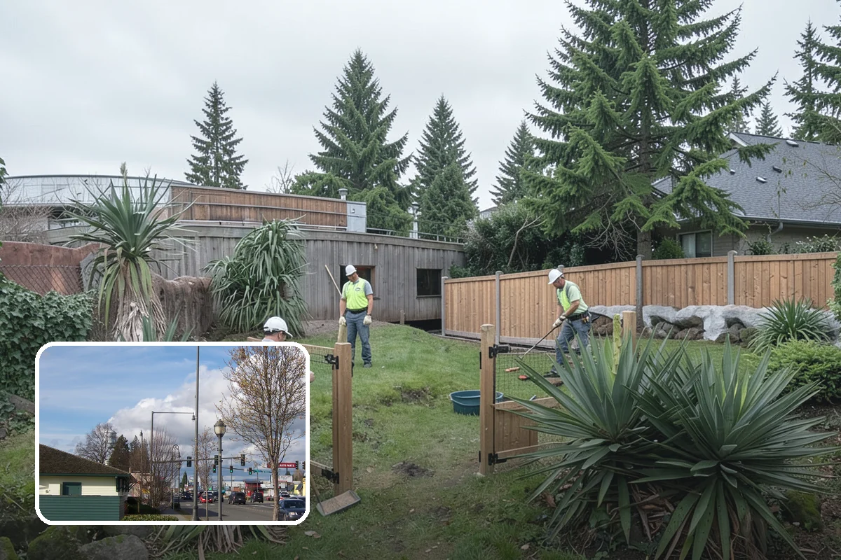 Pet Turf Installation in Marysville, Snohomish County, WA - Mud-free area for dogs year-round