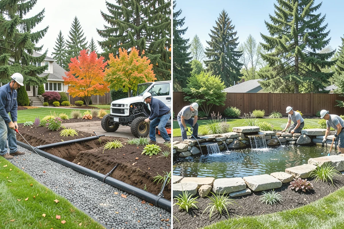Pet Turf Installation in North Bend, King County, WA - Remove the old surface and excavate