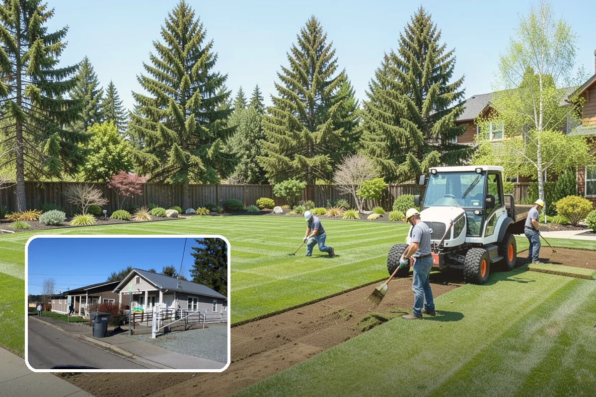 Pet Turf Installation in South Prairie, Pierce County, WA - Mud-free area for dogs year-round