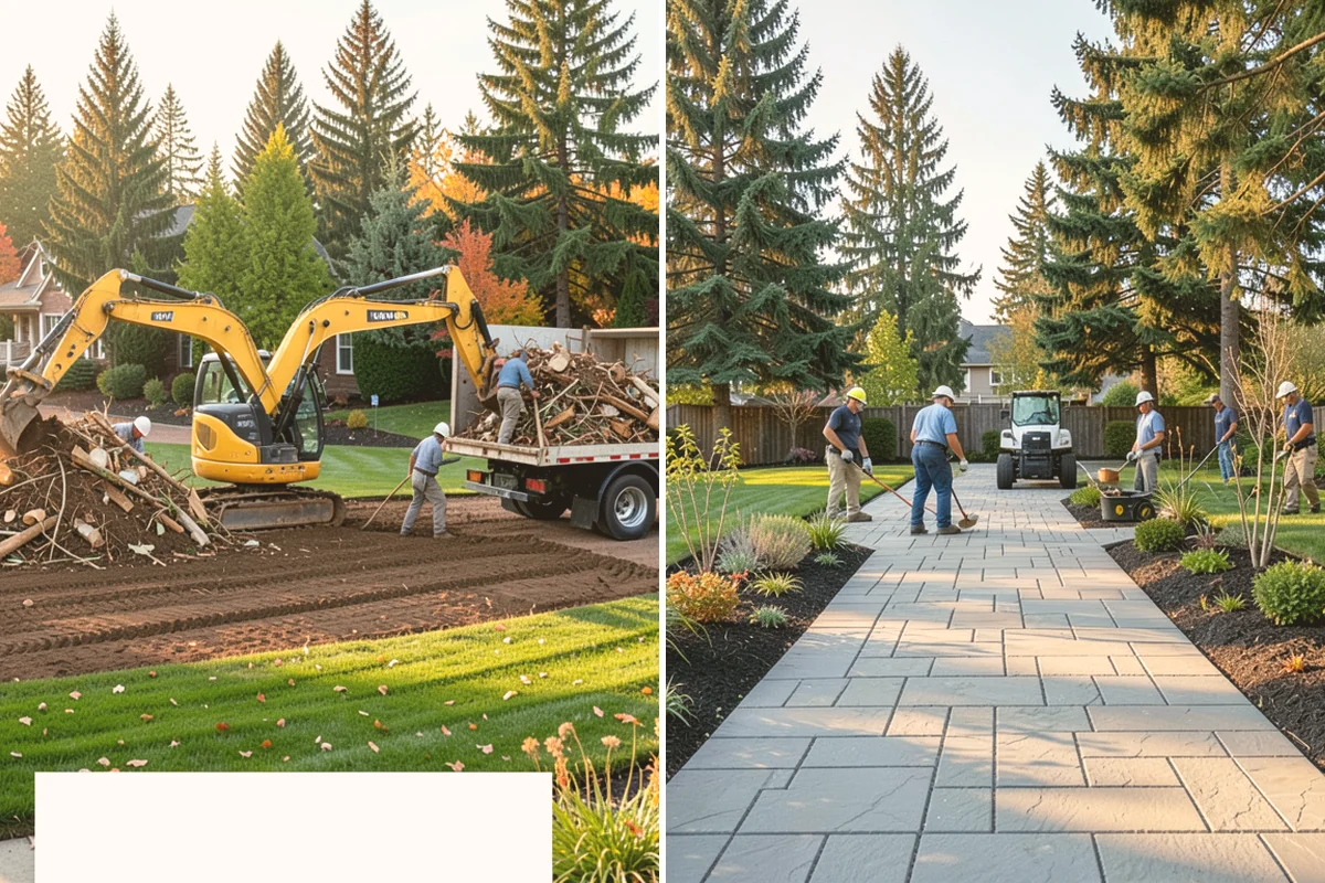 Pet Turf Installation in Stanwood, Snohomish County, WA - Remove the old surface and excavate