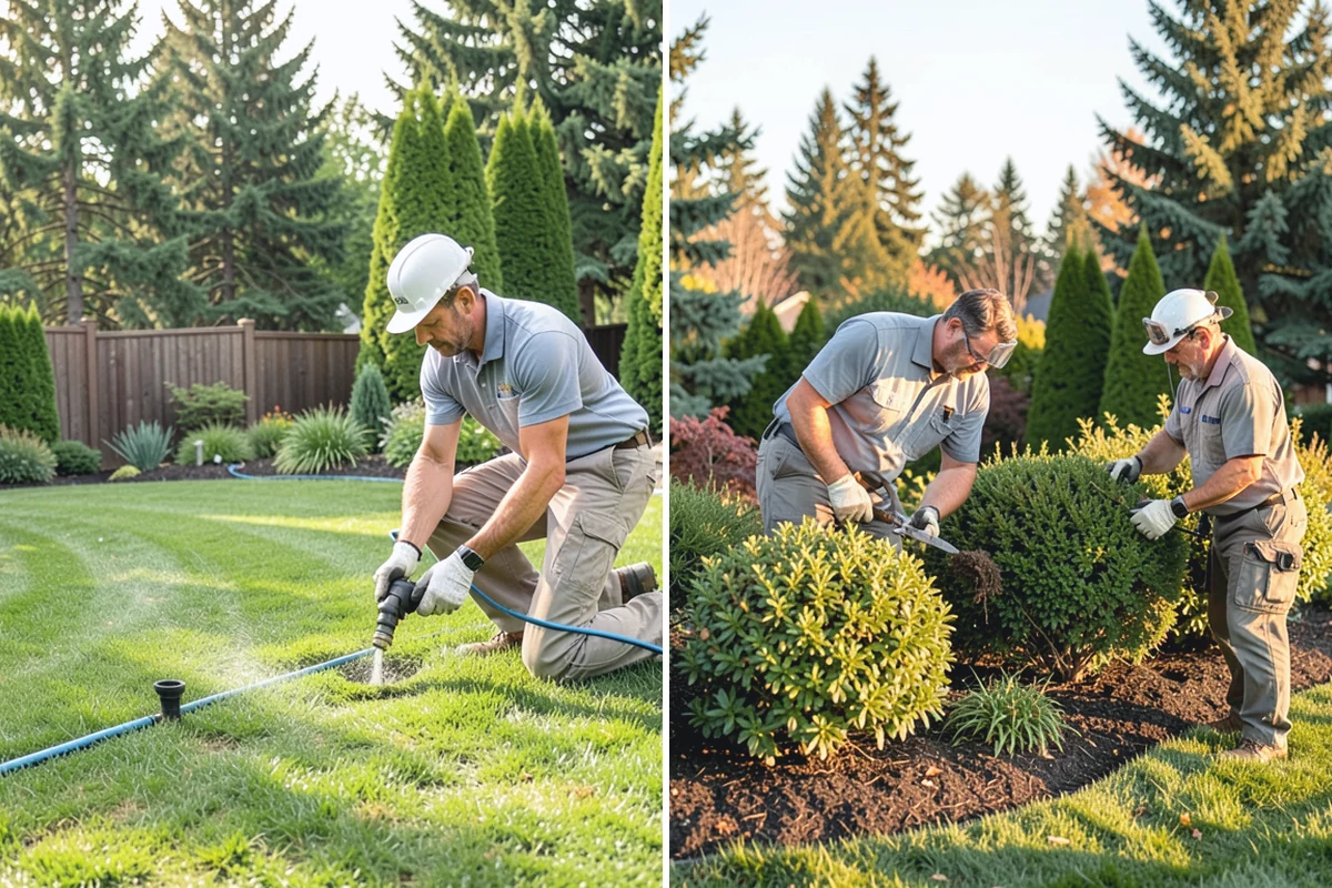 Photinia Trimming in Auburn, King County, WA - Inspect for leaf spot, dieback, and overall vigor