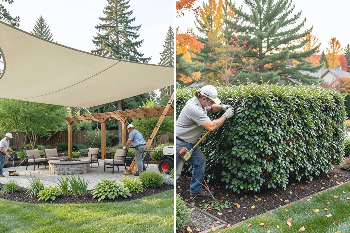 Photinia Trimming in Beaux Arts Village, King County, WA - Inspect for leaf spot, dieback, and overall vigor