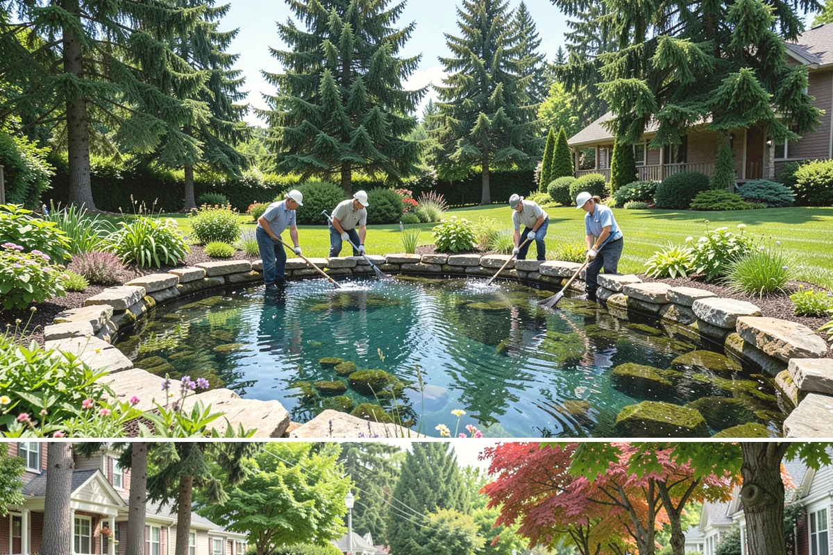 Photinia Trimming in Beaux Arts Village, King County, WA - Trim in spring and early summer to drive red new growth