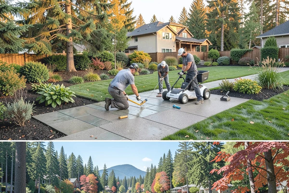 Photinia Trimming in Covington, King County, WA - Trim in spring and early summer to drive red new growth