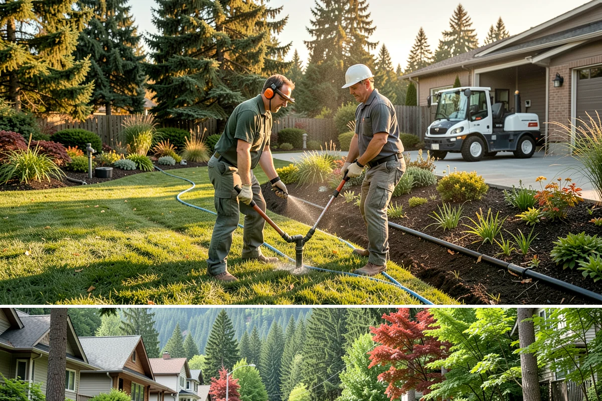 Photinia Trimming in Darrington, Snohomish County, WA - Trim in spring and early summer to drive red new growth