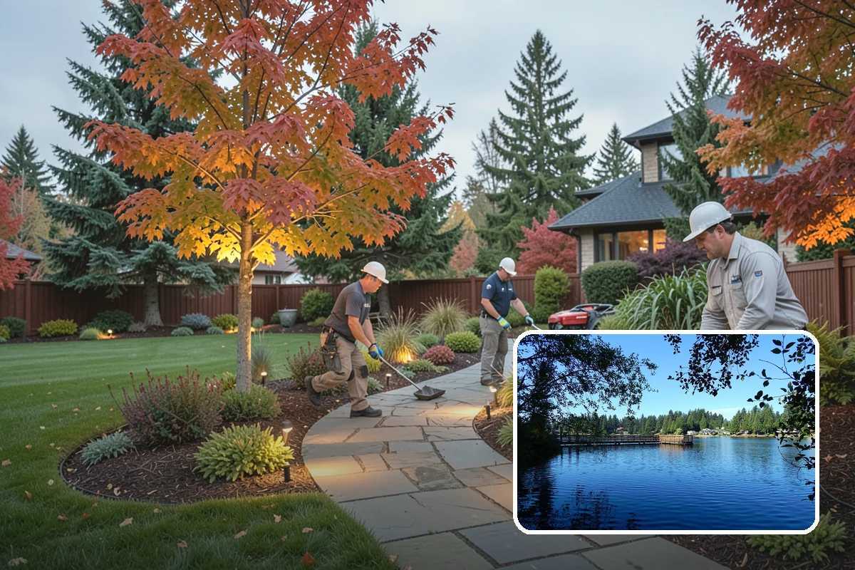 Photinia Trimming in Federal Way, King County, WA - Triggers the signature vivid red new-growth flush