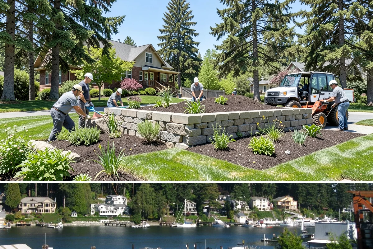 Photinia Trimming in Gig Harbor, Pierce County, WA - Trim in spring and early summer to drive red new growth