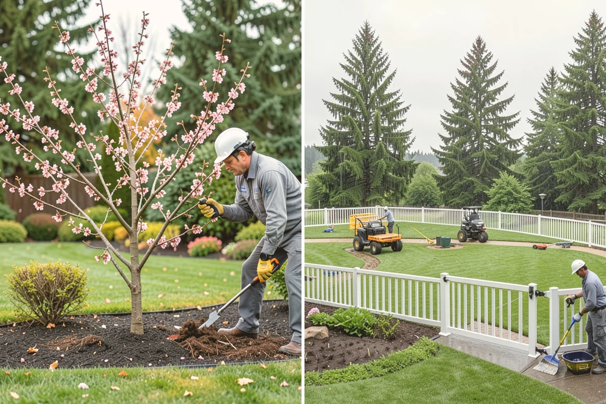 Photinia Trimming in Kirkland, King County, WA - Inspect for leaf spot, dieback, and overall vigor