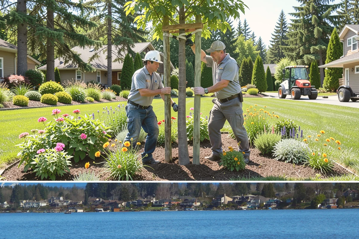 Photinia Trimming in Lake Stevens, Snohomish County, WA - Trim in spring and early summer to drive red new growth