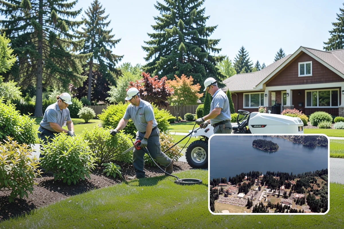 Photinia Trimming in Lakewood, Pierce County, WA - Triggers the signature vivid red new-growth flush
