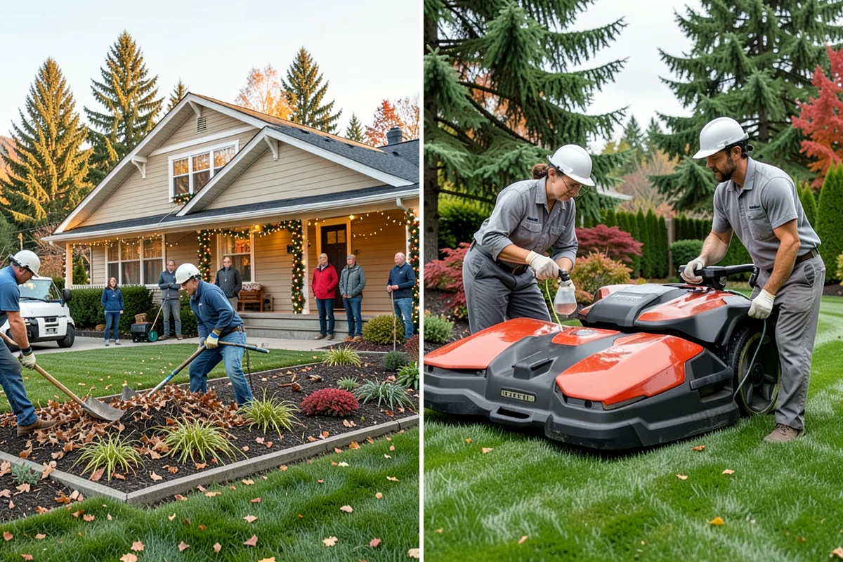 Photinia Trimming in Lakewood, Pierce County, WA - Inspect for leaf spot, dieback, and overall vigor