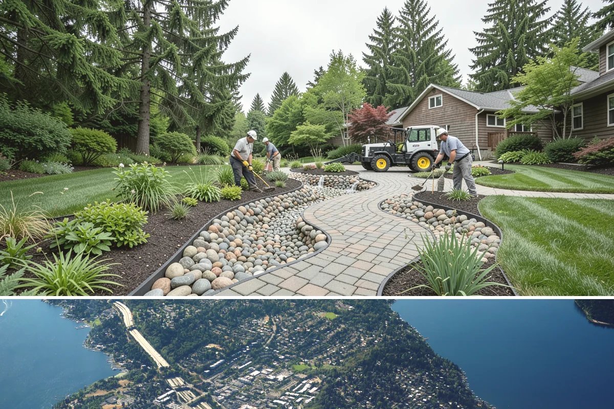 Photinia Trimming in Mercer Island, King County, WA - Trim in spring and early summer to drive red new growth