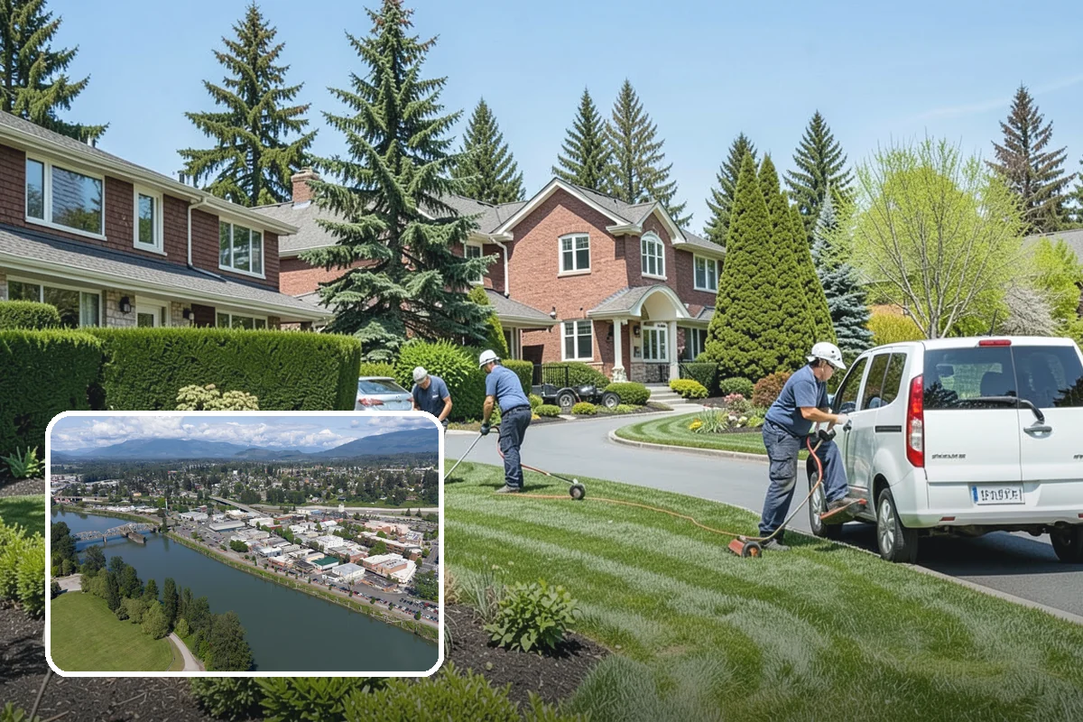 Photinia Trimming in Mount Vernon, Skagit County, WA - Triggers the signature vivid red new-growth flush