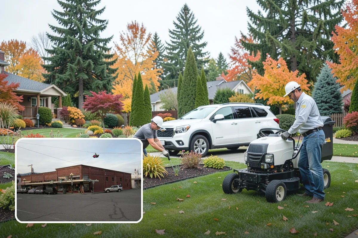 Photinia Trimming in Sedro-Woolley, Skagit County, WA - Triggers the signature vivid red new-growth flush