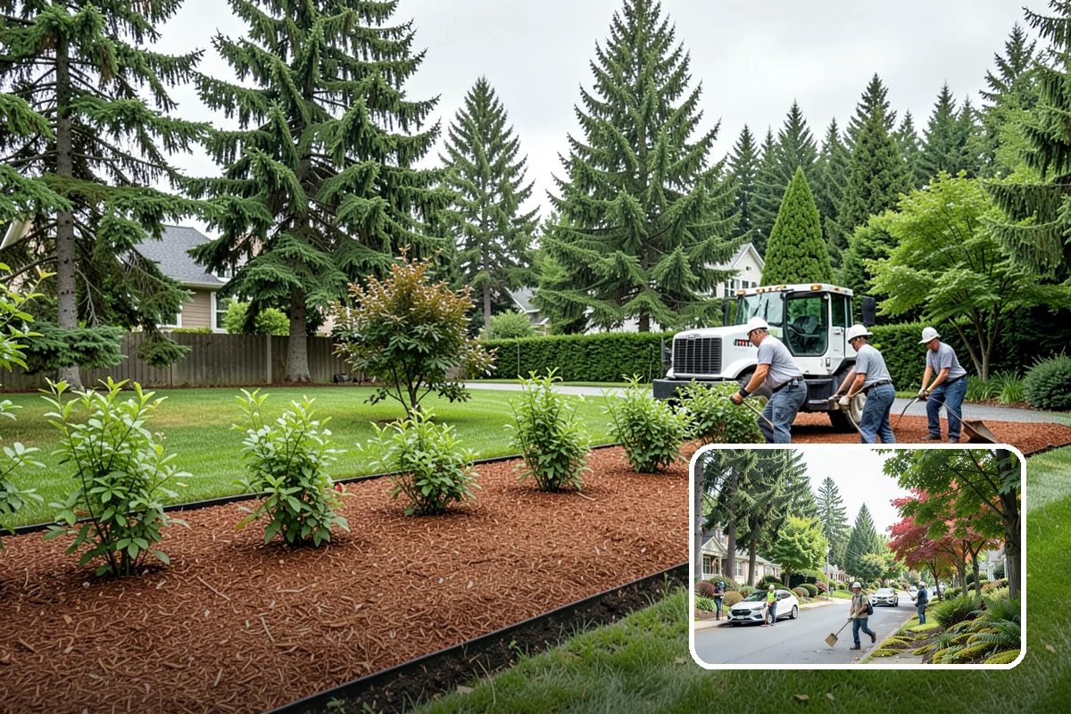Pine Tree Pruning in Beaux Arts Village, King County, WA - Conifer-appropriate techniques