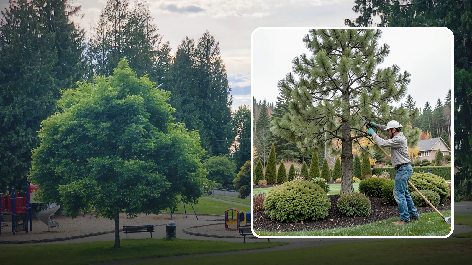 Pine Tree Pruning in Bonney Lake, Pierce County, WA - Pine pruning for health, safety, and form, using techniques suited to conifers.