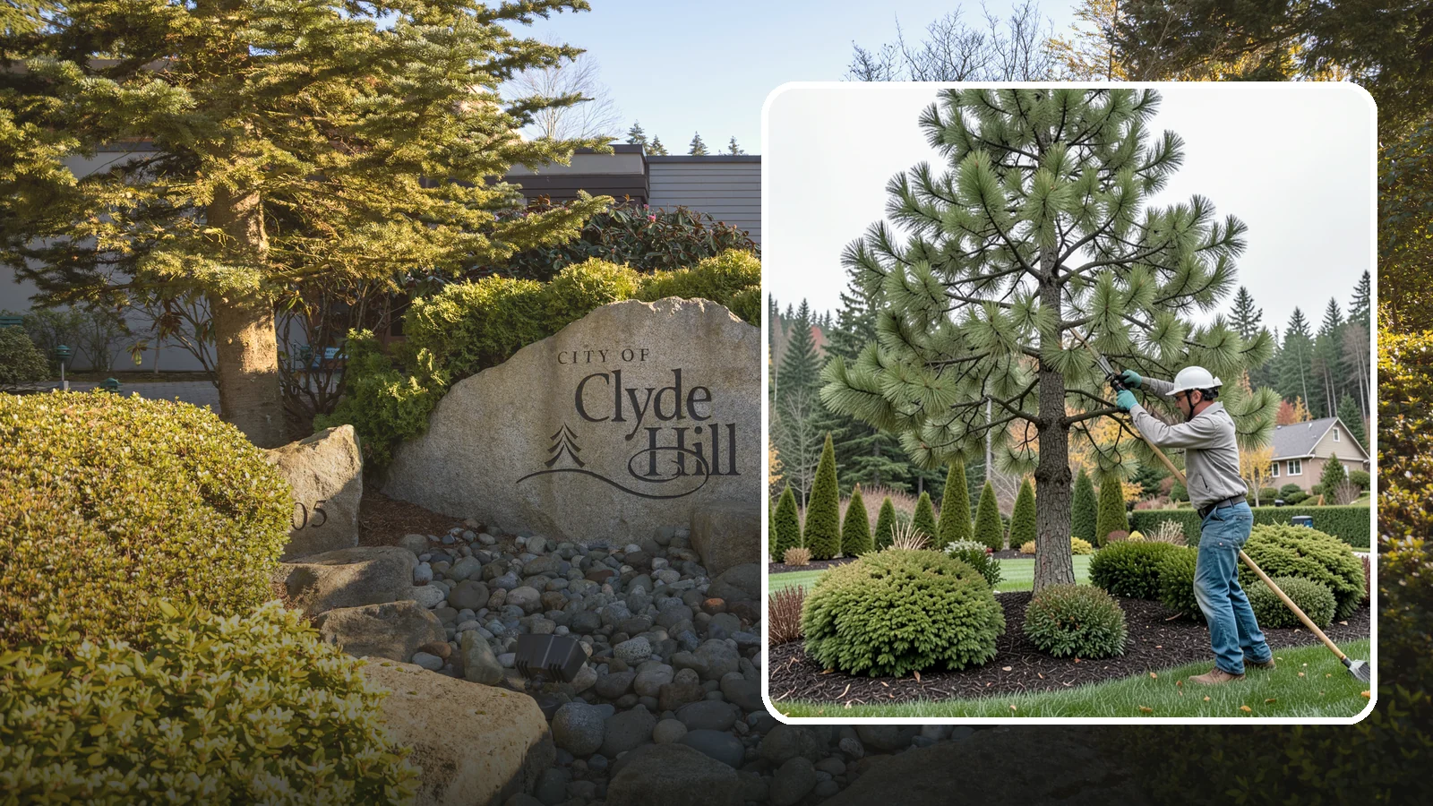 Pine Tree Pruning in Clyde Hill, King County, WA - Pine pruning for health, safety, and form, using techniques suited to conifers.