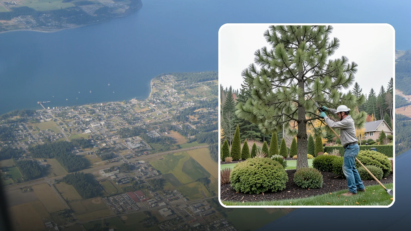 Pine Tree Pruning in Coupeville, Island County, WA - Pine pruning for health, safety, and form, using techniques suited to conifers.