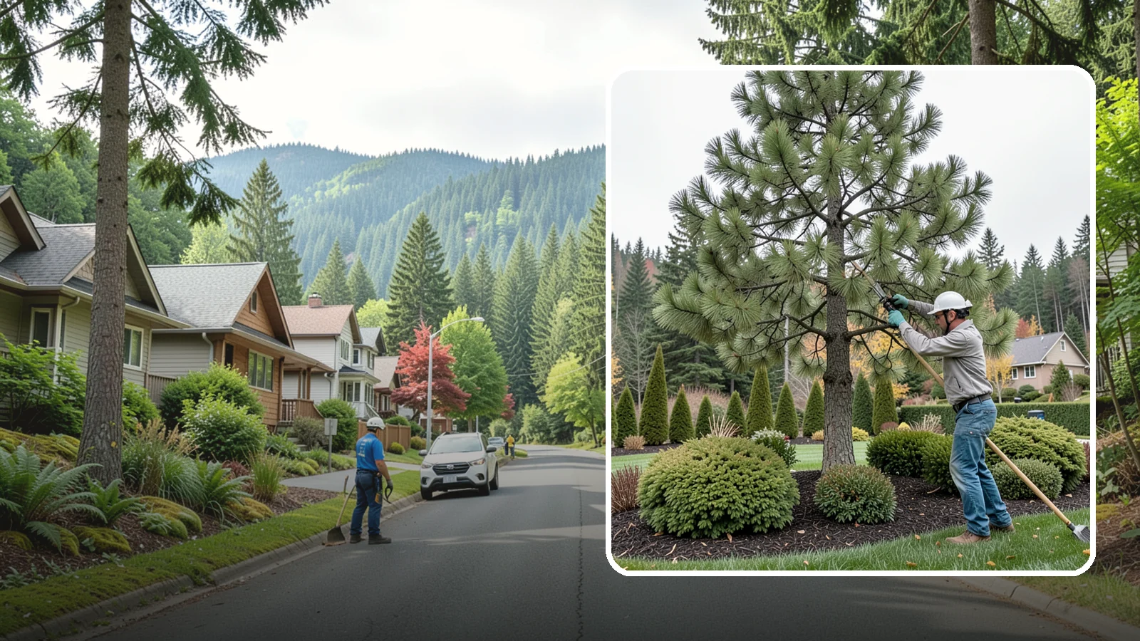 Pine Tree Pruning in Darrington, Snohomish County, WA - Pine pruning for health, safety, and form, using techniques suited to conifers.